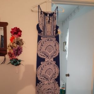 Royal Blue long maxi dress
